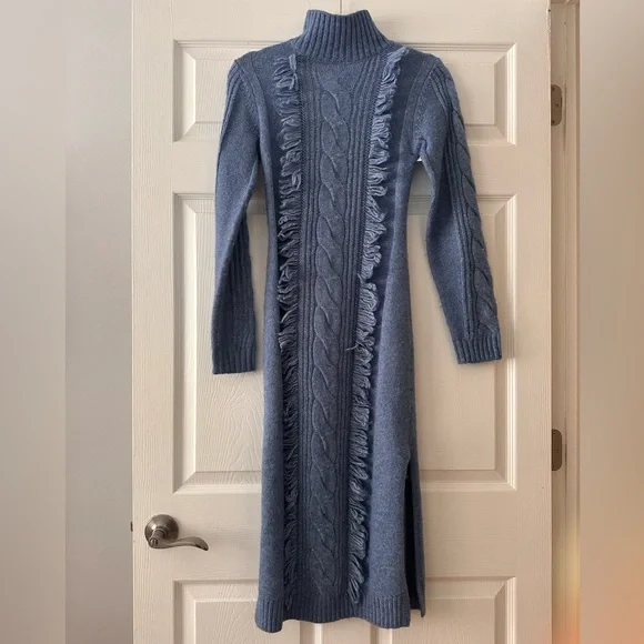 RAMY BROOK
Charlee Metallic Turtleneck Long Sleeve Maxi Sweater Dress - Picture 4 of 7